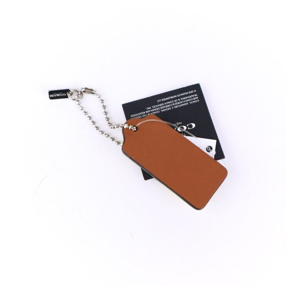 NEW Coach Snoopy "Sally" Peanuts Yellow Leather Key Chain Bag Charm - Picture 5 of 5